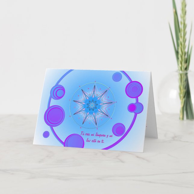 Carte GloryStar5 (avec citation espagnole) (Devant)