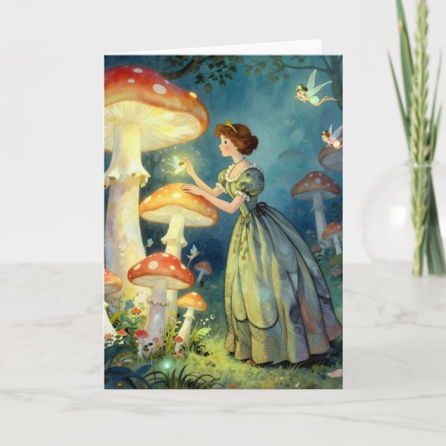 Carte Glowing giant mushroom garden (Devant)