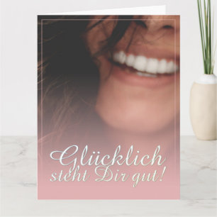 Carte Glücklich steht Dir intestin ! - Rosé