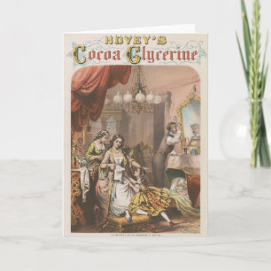 Carte Glycérine de cacao de Hovey, vers 1860