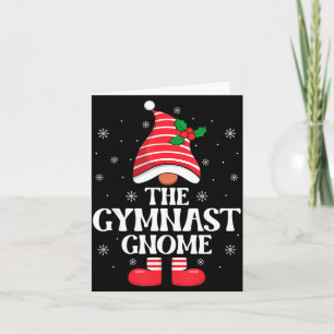 Carte Gnome Gymnaste Noël Famille Groupe Correspondant A
