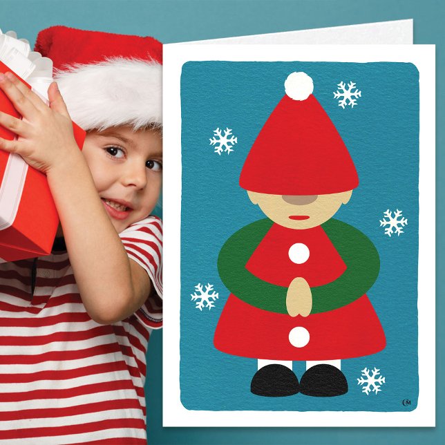 Carte Gnome Hiver Snowflakes Blair (Créateur téléchargé)