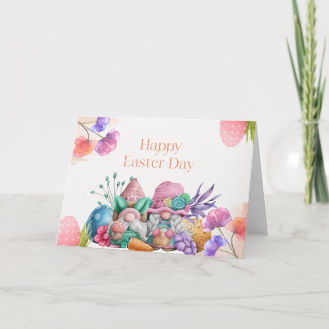 Carte Gnome Pâques (Devant)