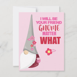 Carte Gnome Valentine's Day