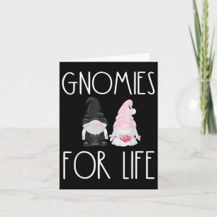 Carte Gnomes For Life Drôle Mariage Gnome Bride Groom M
