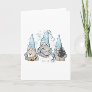 Carte Gnomes nordiques d'hiver