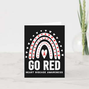 Carte Go Red Day - Go Red Heart Disease Moth