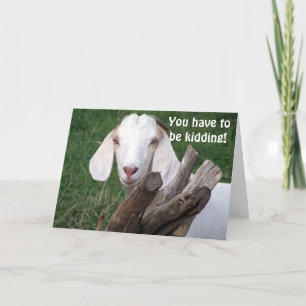 Carte GOAT DIT-DEVRAIT ÊTRE EN TRAIN "40ème"