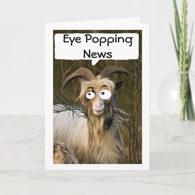 CARTE GOAT EYE POPPING NOUVELLES QUE "VOUS" TURNER "40" (Devant)