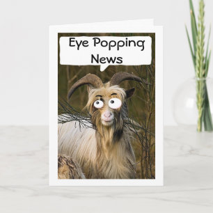 CARTE GOAT EYE POPPING NOUVELLES QUE "VOUS" TURNER "40"