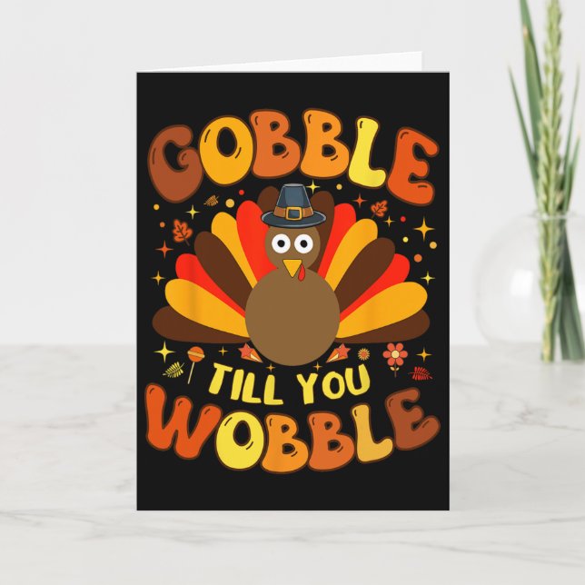 Carte Gobble Till You Wobble 1  (Devant)