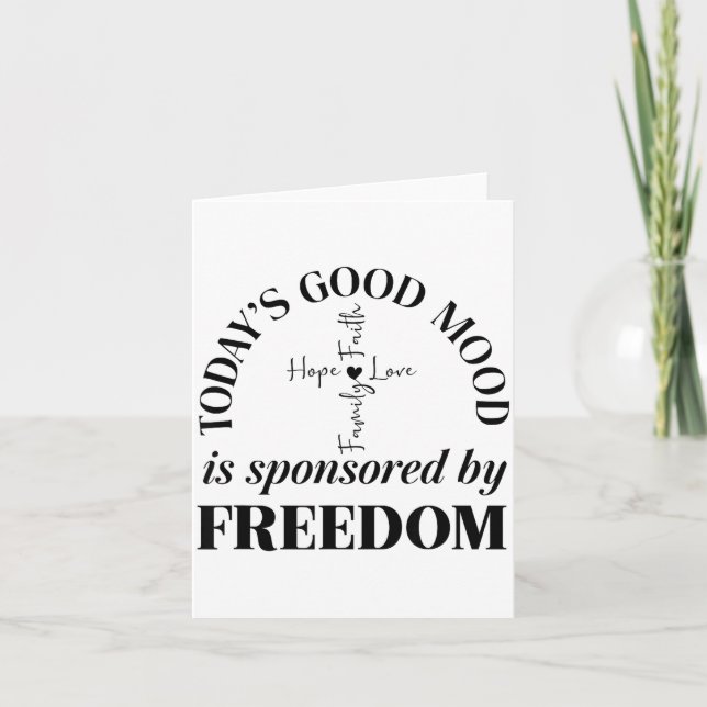 Carte God Family Country Dom Faith Dom Family Love Cross (Devant)