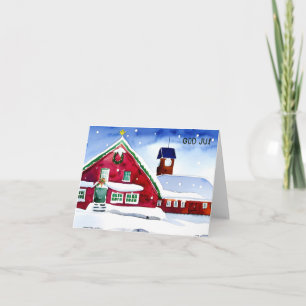Carte God Jul, Noël suédois