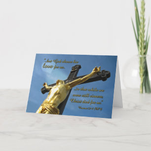 Carte God Lots You Romans 5:7-8 Bible Verse Note Card