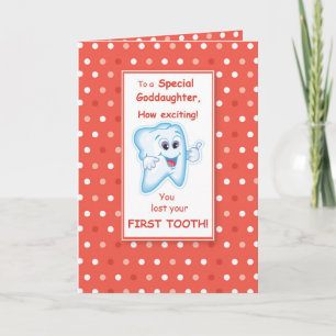 Carte Godgirl Lost First Tooth Félicitations