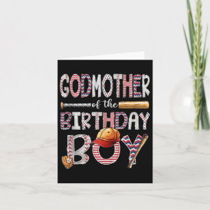 Carte Godmère De L'Anniversaire Joueur De Baseball Joueu