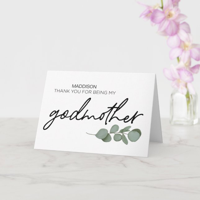 Carte Godmère Merci cadeau pour être mes parents (Orchidée)