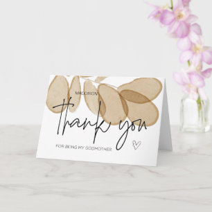 Carte Godmère Merci cadeau pour être mon parrain Ca