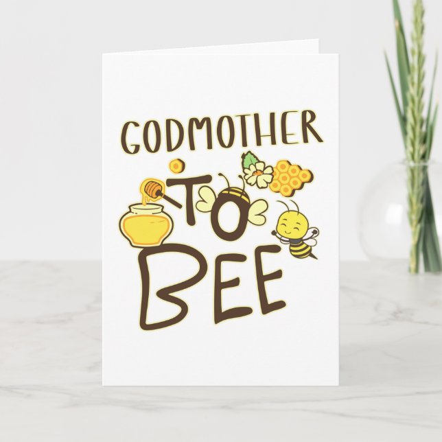 Carte Godmother To Bee Pregnancy (Devant)