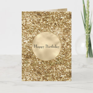 Carte Gold Confeti Glitter