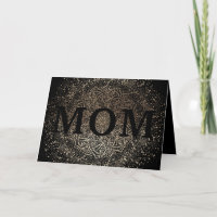 Gold Floral MOM Formellement Élégante Fête des mèr