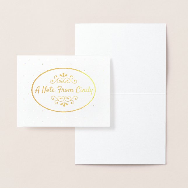 Carte Gold Foil (Affichage)