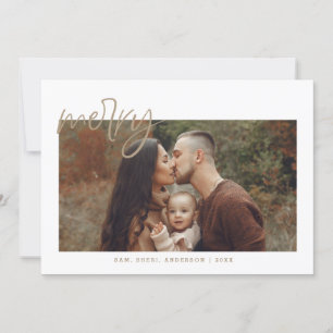 Carte Gold Joyeux Noël