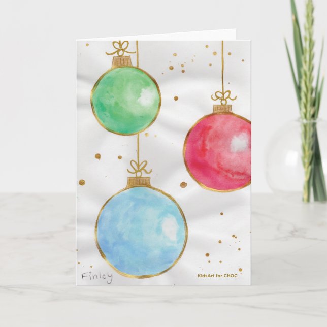 Carte Gold Strings & Pretty Things - KidsArt for CHOC (Devant)