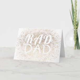 Carte Gold Whimsical RAD DAD Formal Elegant Fête des pèr