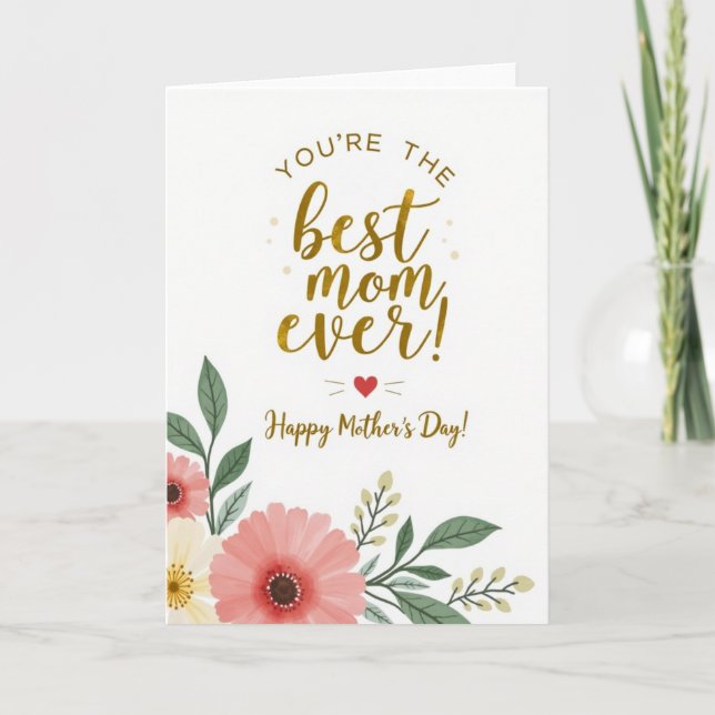 Carte Golden Affection Celebration Card (Devant)