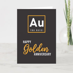 Carte Golden Anniversary 50 Years Card - Fun Element
