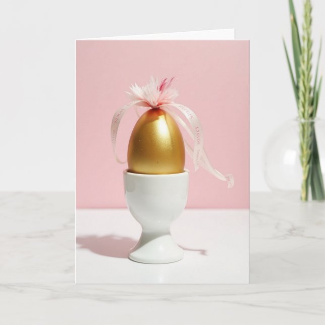 Carte Golden Celebration Egg Card (Devant)