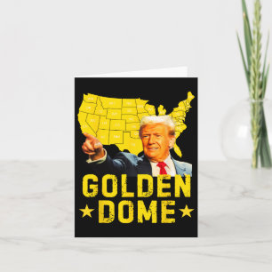 Carte Golden Dome Trump Great American Map Patriotique 4