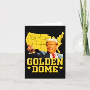 Carte Golden Dome Trump Great American Map Patriotique 4