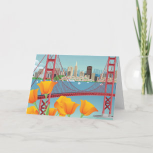Carte Golden gate bridge San Francisco, CA