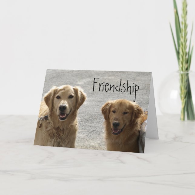 Carte Golden Lab Friends (Devant)