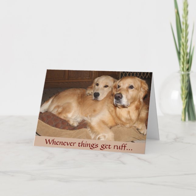Carte Golden Lean on Me Encouragement (Devant)
