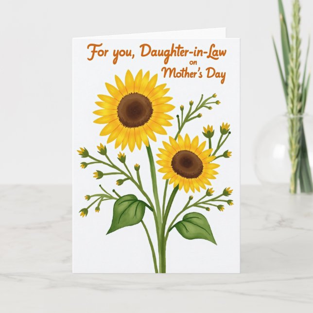Carte Golden Mothers Day Daughter Card (Devant)