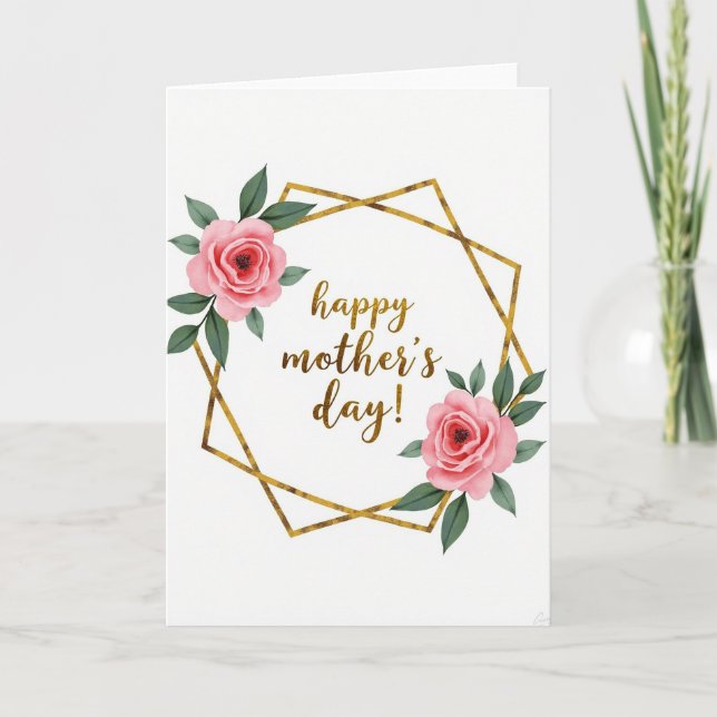 Carte Golden Mothers Day Frame Card (Devant)