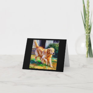 Carte Golden Retriever Chien