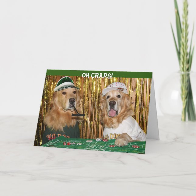 Carte Golden Retriever Craps Beldday (Devant)