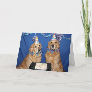 Carte Golden Retriever Doggone Anniversaire