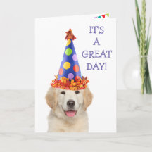 Golden Retriever Party Chiot Anniversaire