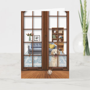 Carte Golden Retriever Puppy Penser De Vous