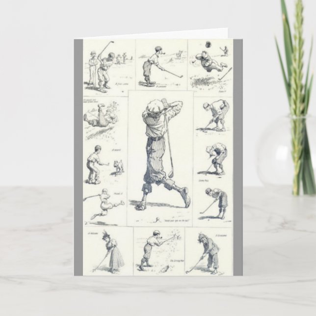 Carte Golf (Devant)