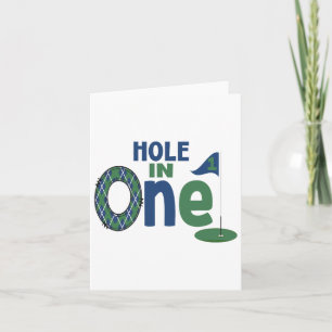 Carte Golf Anniversaire Chemise 1er Anniversaire Trou En