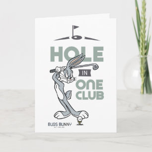 Carte Golf BUNNY™ - Trou en un club