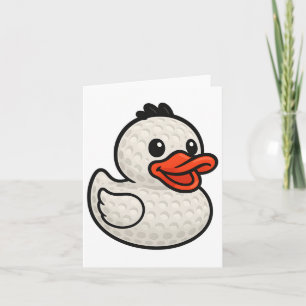 Carte Golf en caoutchouc Ducky Graphic mignonne femmes e
