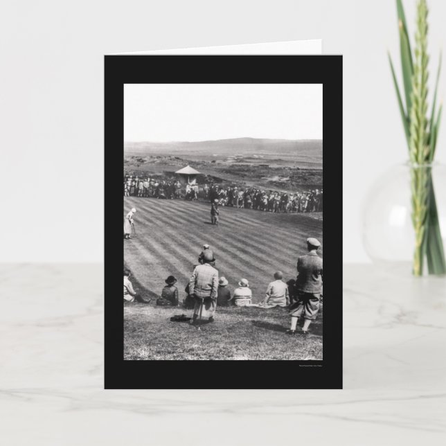 Carte Golf en Ecosse 1926 (Devant)