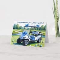Golf Félicitations pour Baby Boy